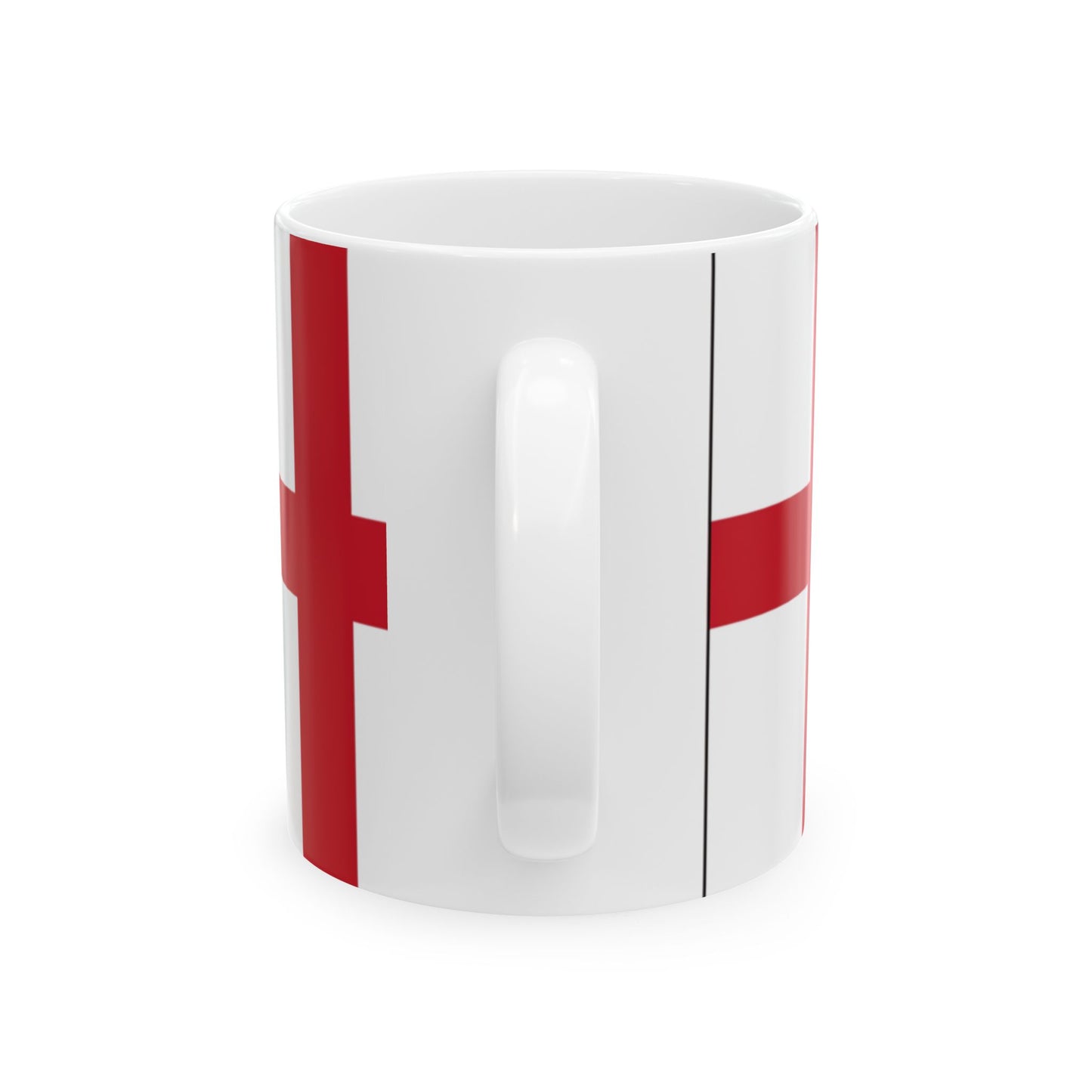 England Flag Ceramic Mug.  11oz & 15oz Patriotic Coffee Cup